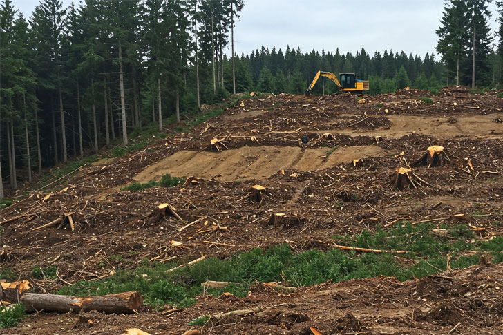 Land clearing equipment